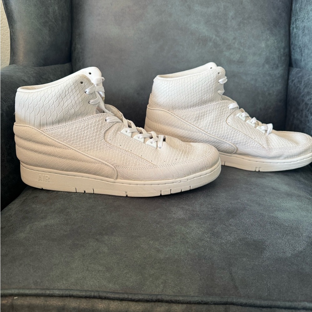 Nike Air Python Premium White Sneakers Atheleisur… - image 1